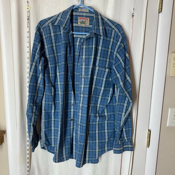 Vintage Adirondack Men's Chambray Shirt - Picture 1 of 3